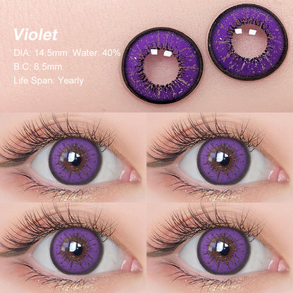 Flame Violet Colored Contacts - Image 4 | カラーコンタクト | FreshGo