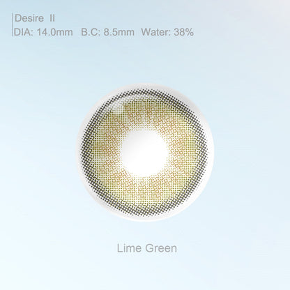 Desire Lime Green Colored Contacts - Image 5 | カラーコンタクト | FreshGo