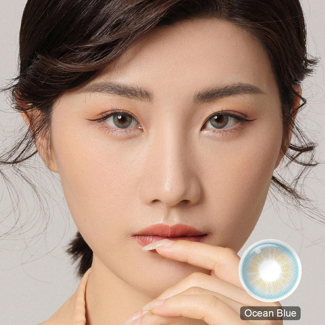 Desire Ocean Blue Colored Contacts - Image 2 | カラーコンタクト | FreshGo