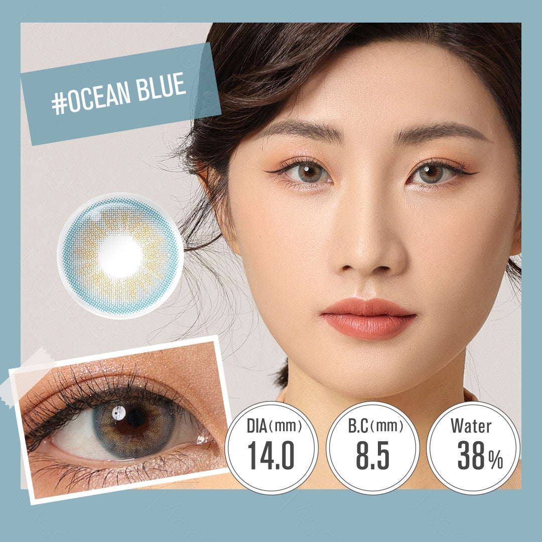 Desire Ocean Blue Colored Contacts - Image 4 | カラーコンタクト | FreshGo