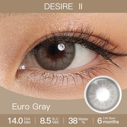 Desire Euro Gray Colored Contacts | カラーコンタクト | FreshGo
