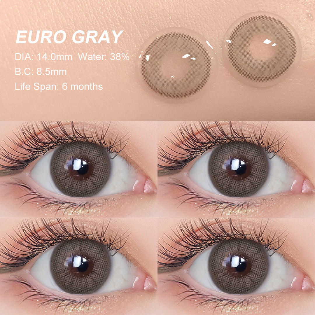 Desire Euro Gray Colored Contacts - Image 3 | カラーコンタクト | FreshGo