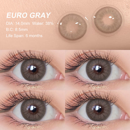 Desire Euro Gray Colored Contacts - Image 3 | カラーコンタクト | FreshGo