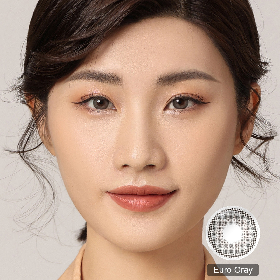 Desire Euro Gray Colored Contacts - Image 4 | カラーコンタクト | FreshGo