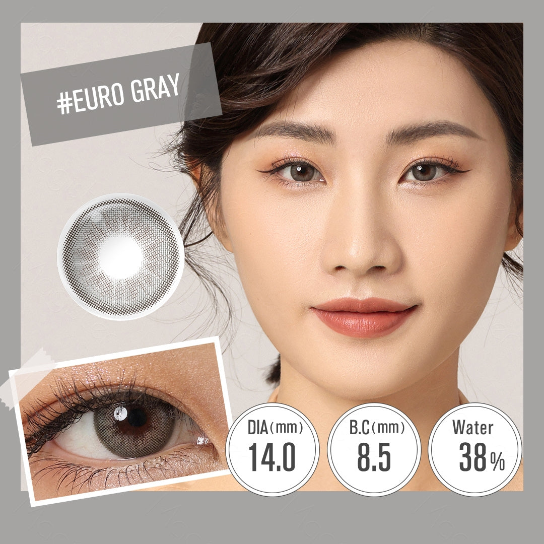 Desire Euro Gray Colored Contacts - Image 2 | カラーコンタクト | FreshGo