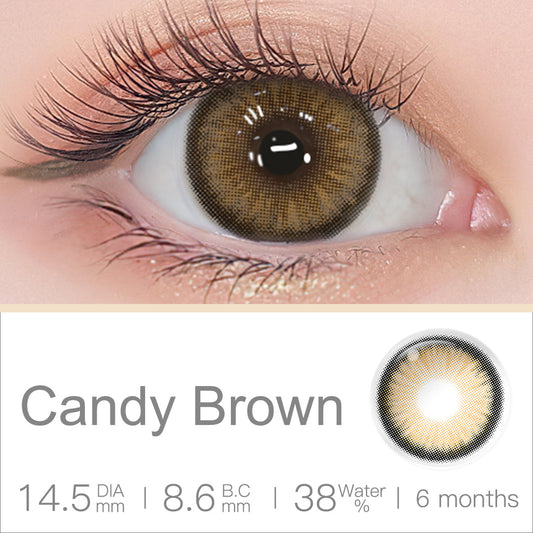Diamond N Candy Brown Colored Contacts | カラーコンタクト | FreshGo