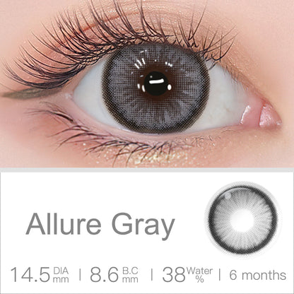 Diamond N Allure Gray Colored Contacts | カラーコンタクト | FreshGo