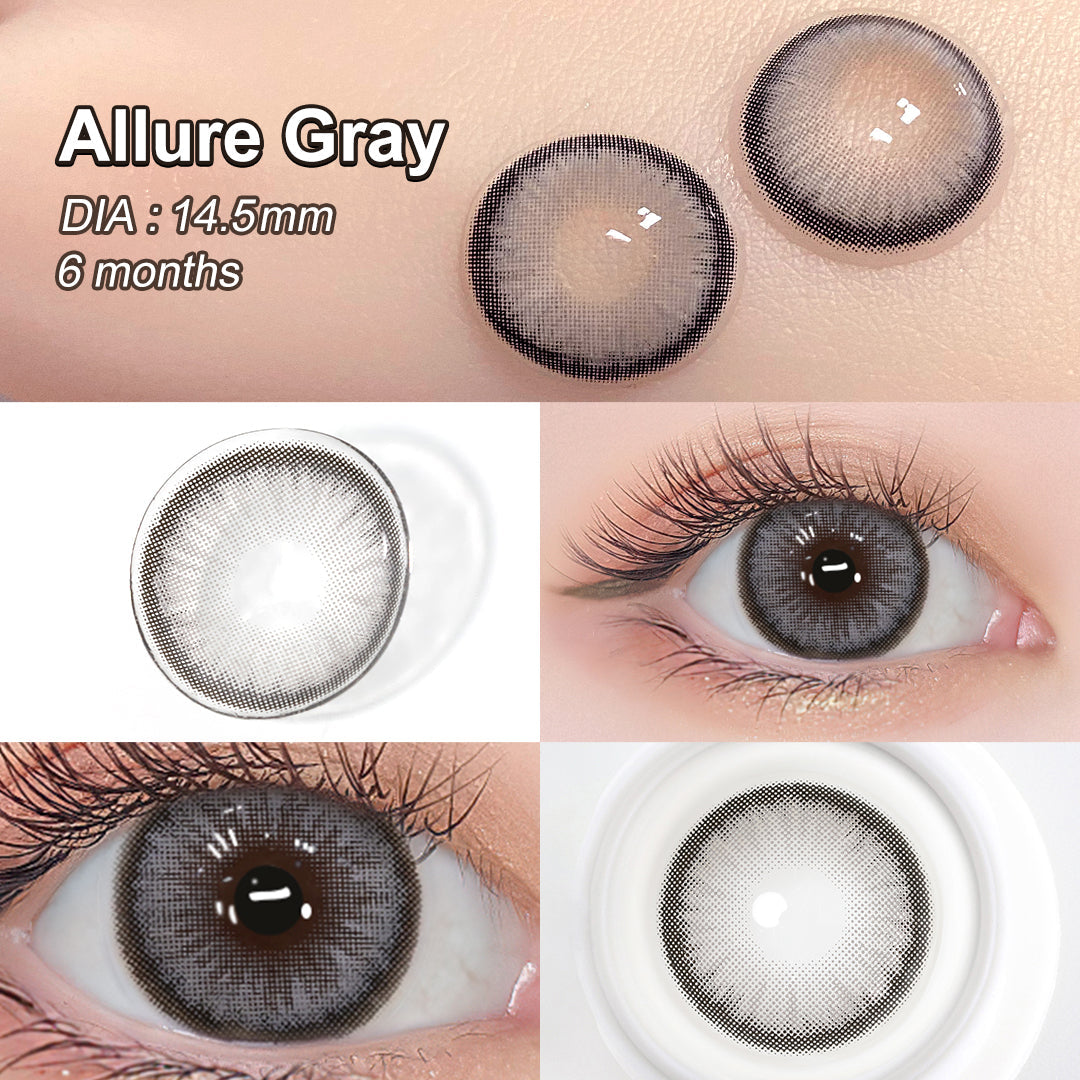 Diamond N Allure Gray Colored Contacts - Image 3 | カラーコンタクト | FreshGo