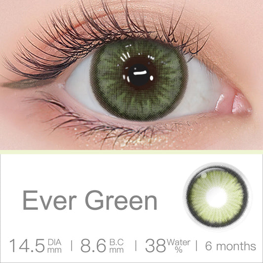 Diamond N Ever Green Colored Contacts | カラーコンタクト | FreshGo