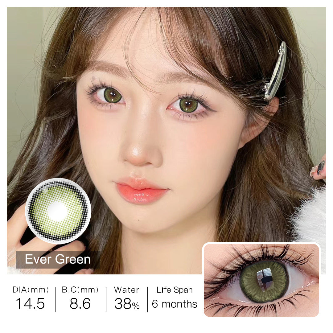 Diamond N Ever Green Colored Contacts - Image 4 | カラーコンタクト | FreshGo