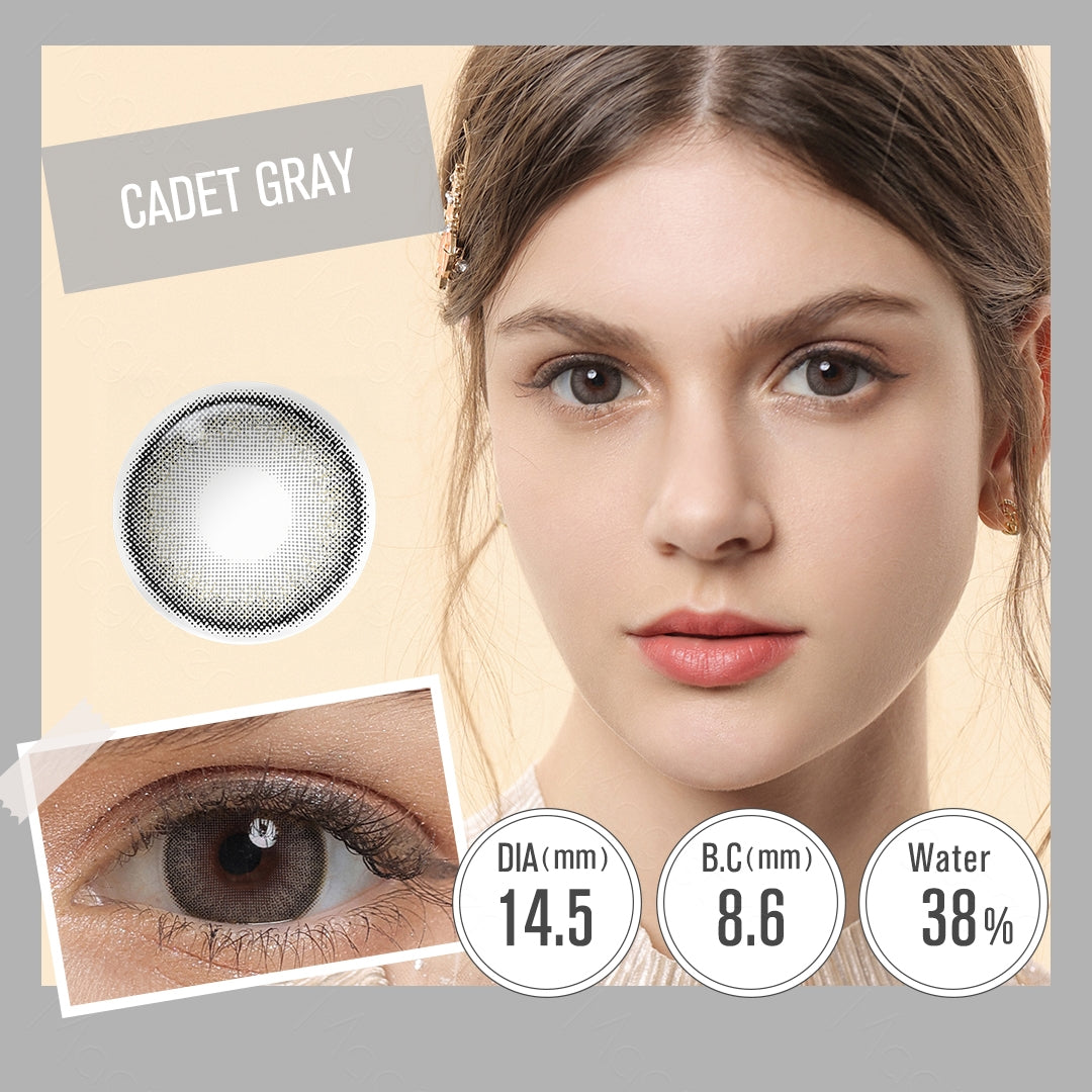Bunny Cadet Gray Colored Contacts - Image 3 | カラーコンタクト | FreshGo