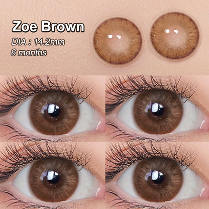 Zoe Brown カラーコンタクト