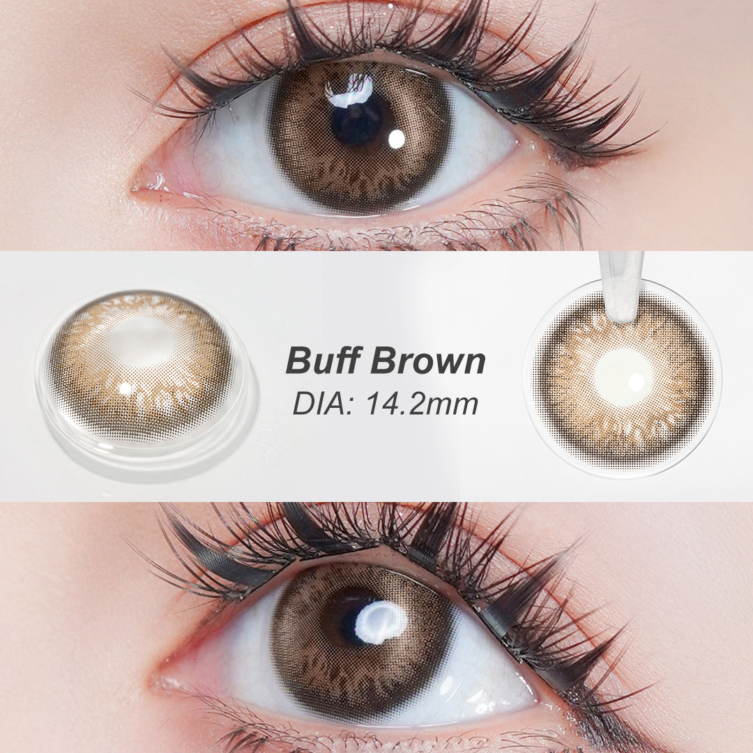 BLUSH GIRL Buff Brown Colored Contacts - Image 3 | カラーコンタクト | FreshGo
