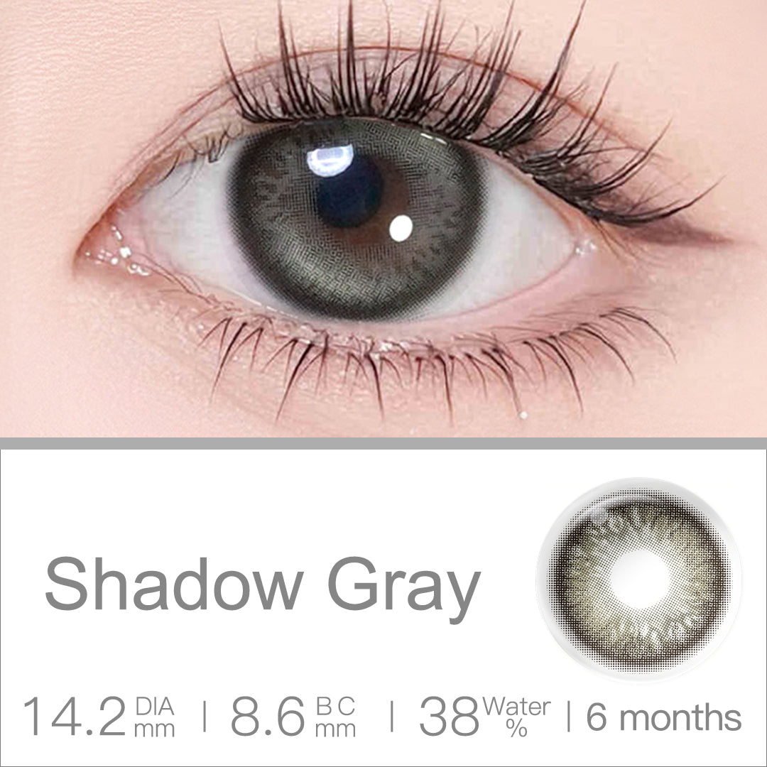 BLUSH GIRL Shadow Gray Colored Contacts | カラーコンタクト | FreshGo