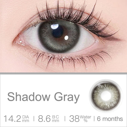 BLUSH GIRL Shadow Gray Colored Contacts | カラーコンタクト | FreshGo