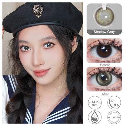 BLUSH GIRL Shadow Gray Colored Contacts - Image 2 | カラーコンタクト | FreshGo