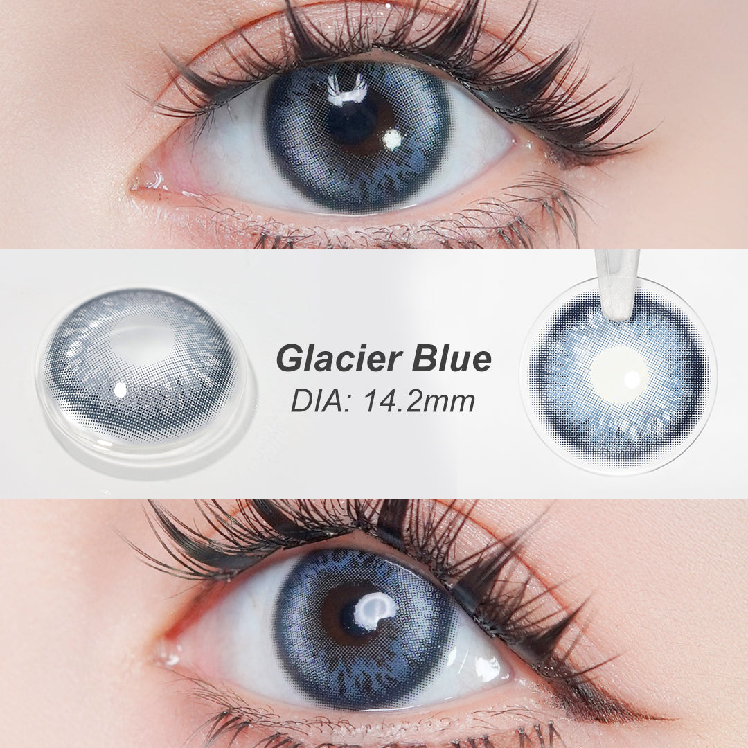 BLUSH GIRL Glacier Blue Colored Contacts - Image 3 | カラーコンタクト | FreshGo