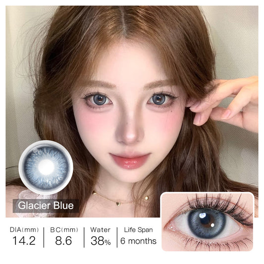BLUSH GIRL Glacier Blue Colored Contacts - Image 2 | カラーコンタクト | FreshGo